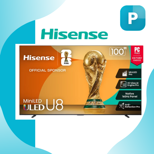 High-quality photo of Hisense U8QG TV Review Specifications - TV & Smart TV